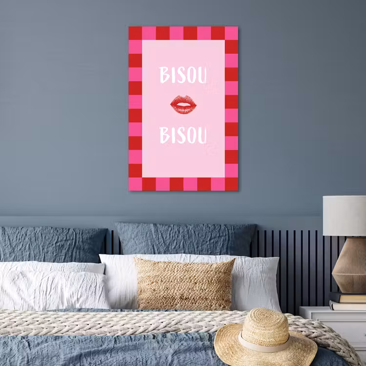 Poster - Kiss - Roze - Frans - Valentijn — 3