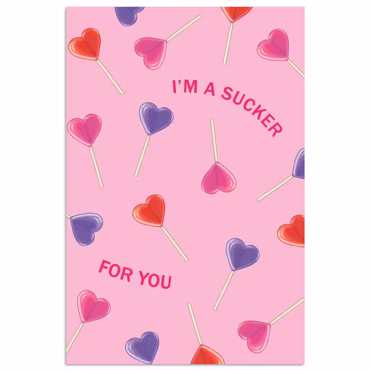 Poster - Lolly - Valentijn - Illustratie - Snoep — 1