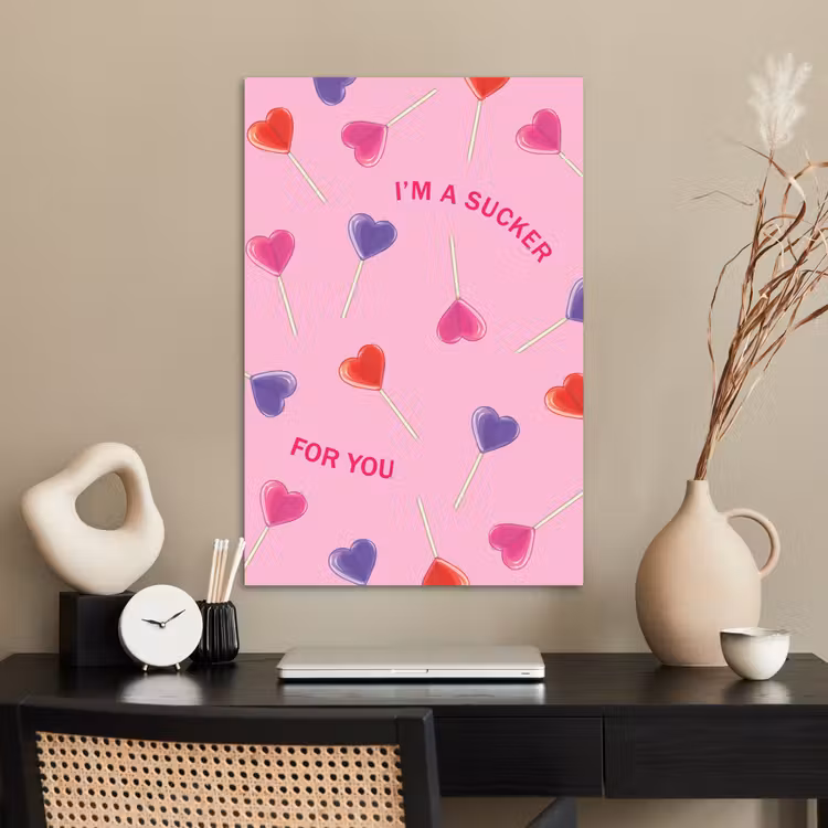 Poster - Lolly - Valentijn - Illustratie - Snoep — 2