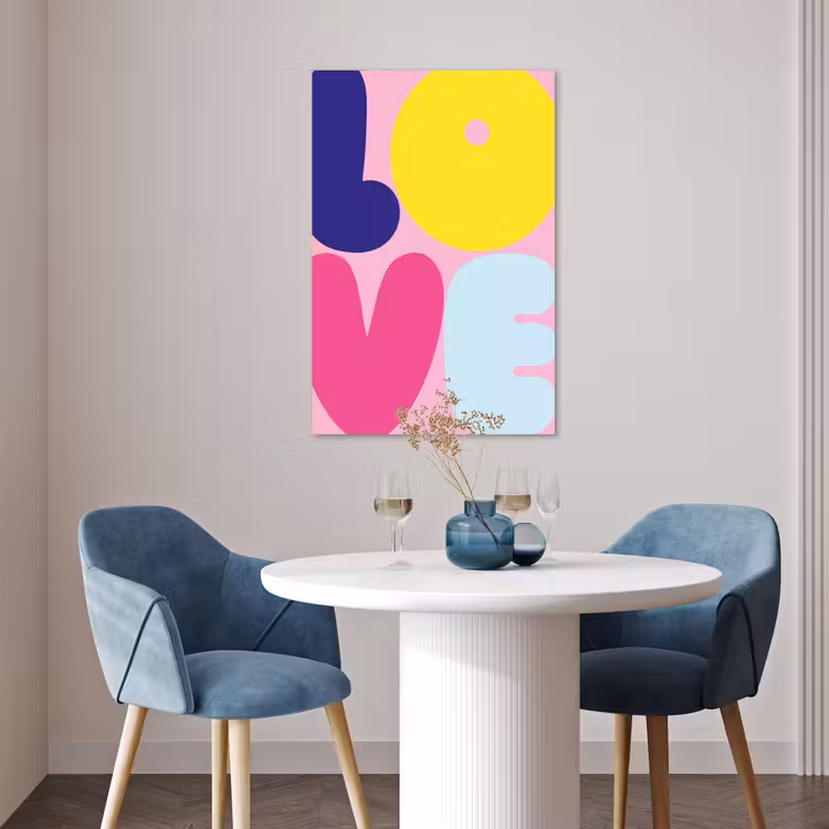 Poster - Love - Valentijn - Kleurrijk — 4