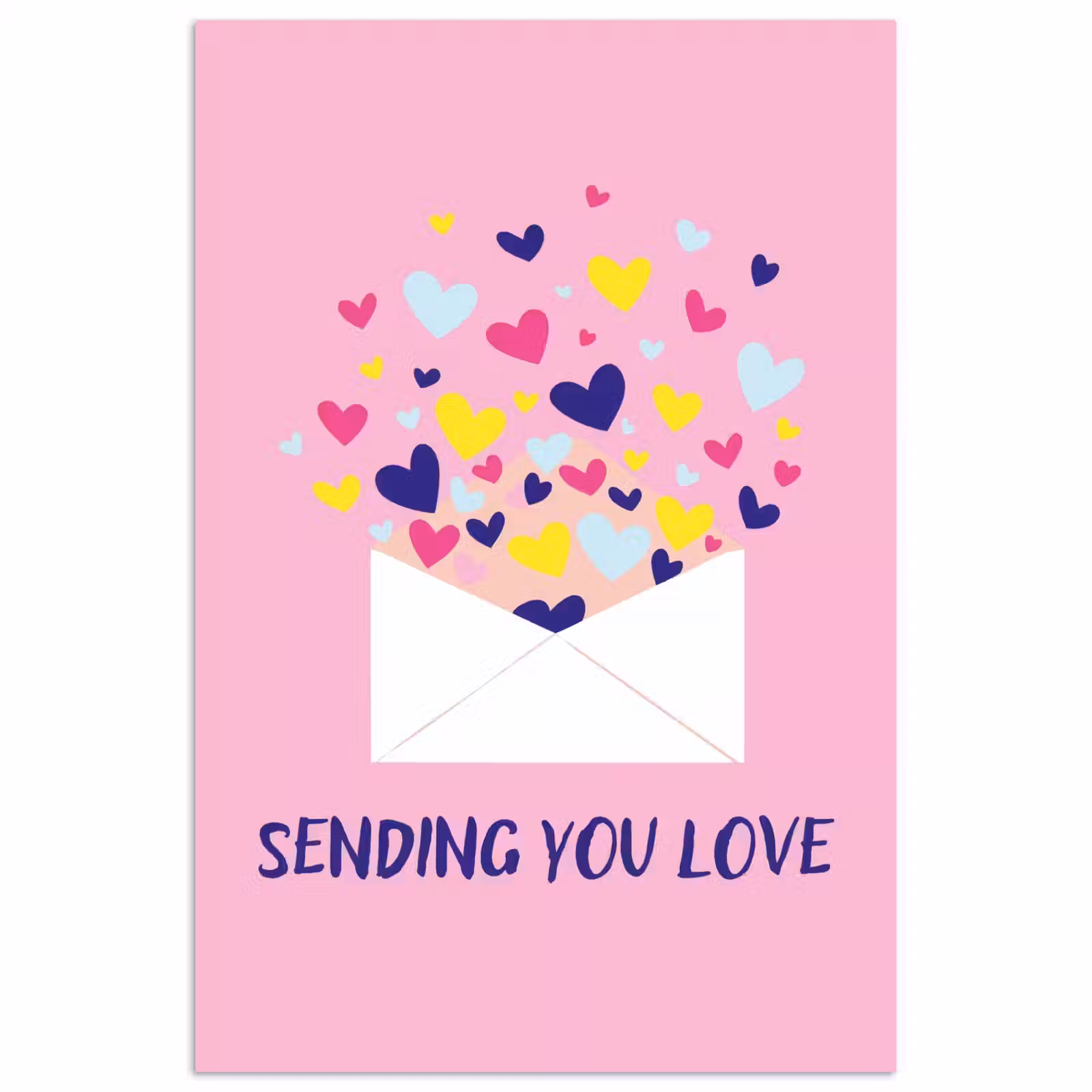 Poster - Envelop - Love - Hartjes - Valentijn — 1
