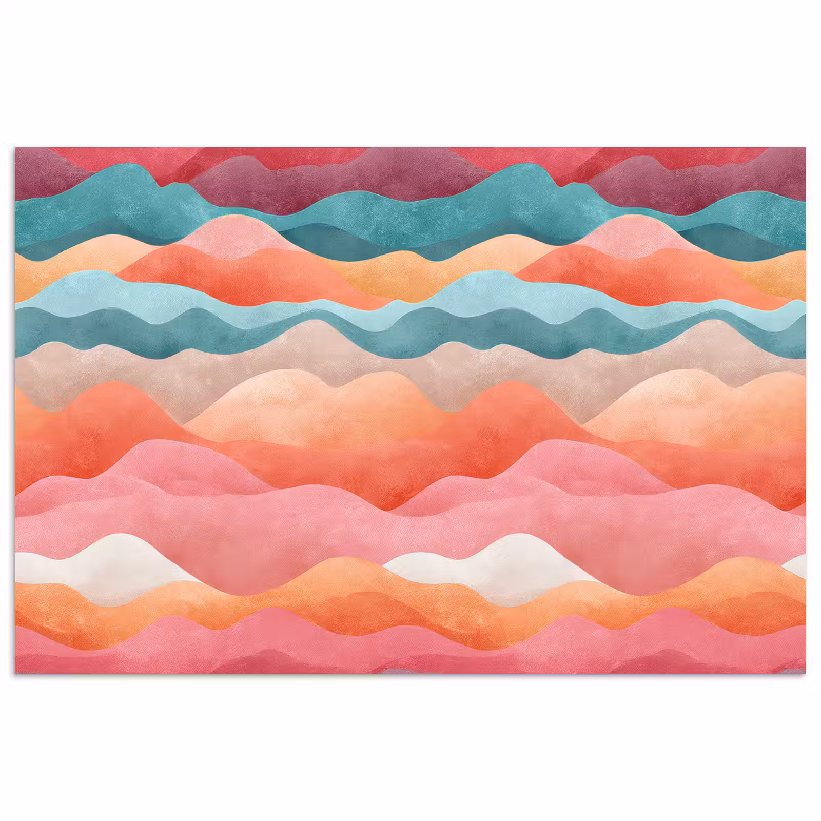 Poster - Golven - Kleurrijk - Abstract — 1