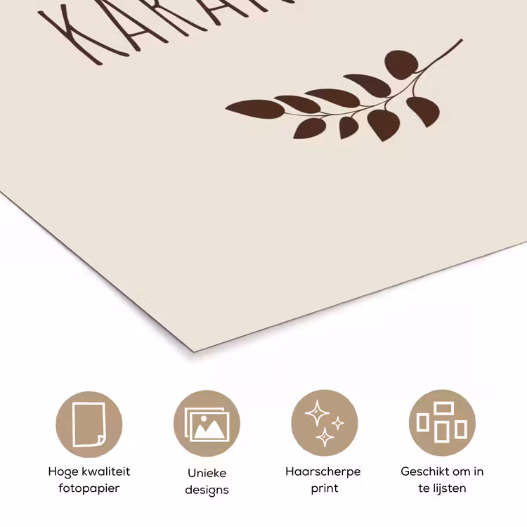 Poster - Bruin - Minimalistisch - Quote - Zomer — 5