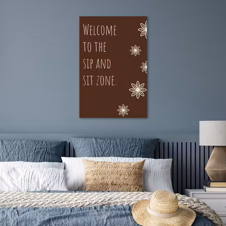 Poster - Bruin - Quote - Bloemen - Zomer — 3