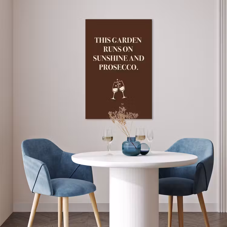 Poster - Bruin - Zomer - Quote - Drinken — 4