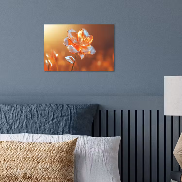 Poster - Glazen - Bloem - Zonlicht — 3