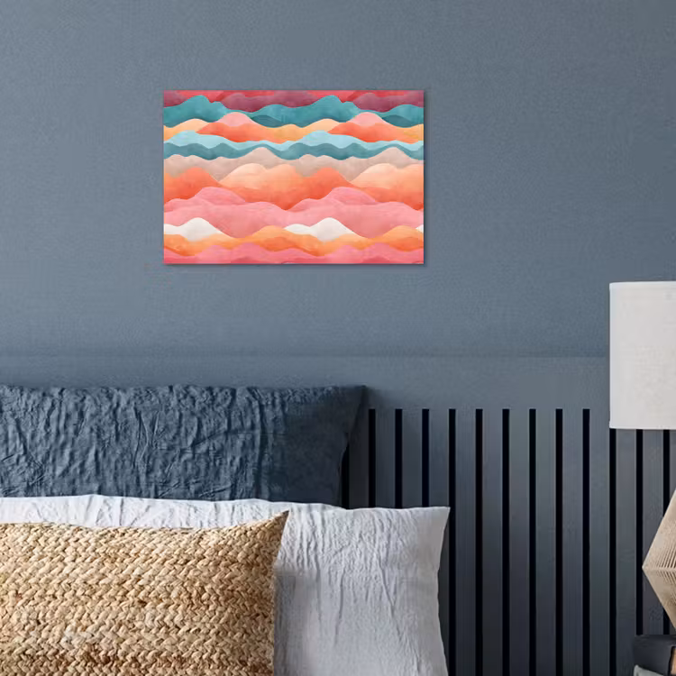 Poster - Golven - Kleurrijk - Abstract — 3