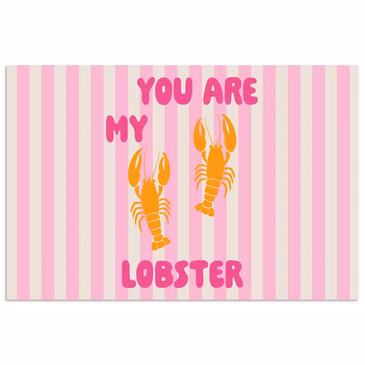 Poster - Lobster - Love - Valentijn — 1