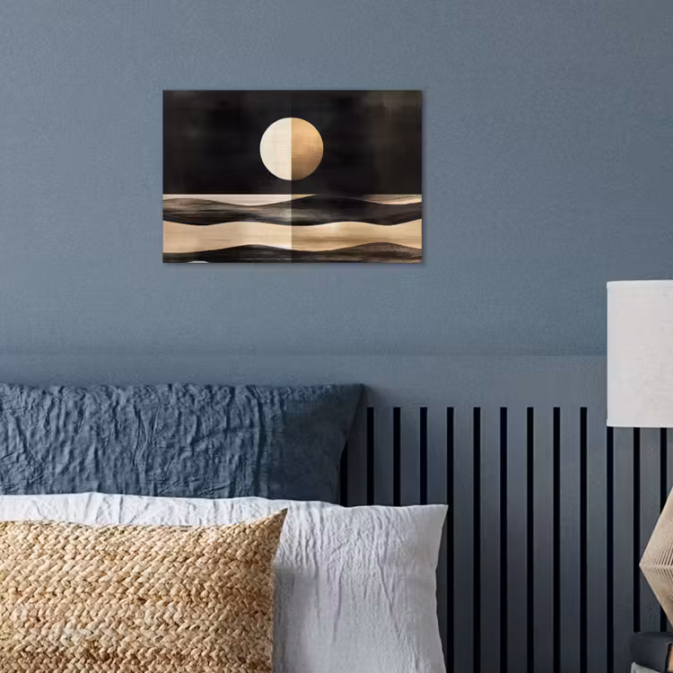 Poster - Maan - Cirkel - Goud — 3