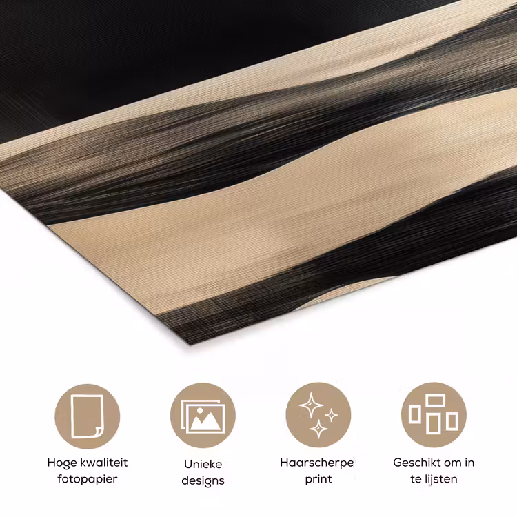 Poster - Maan - Cirkel - Goud — 5