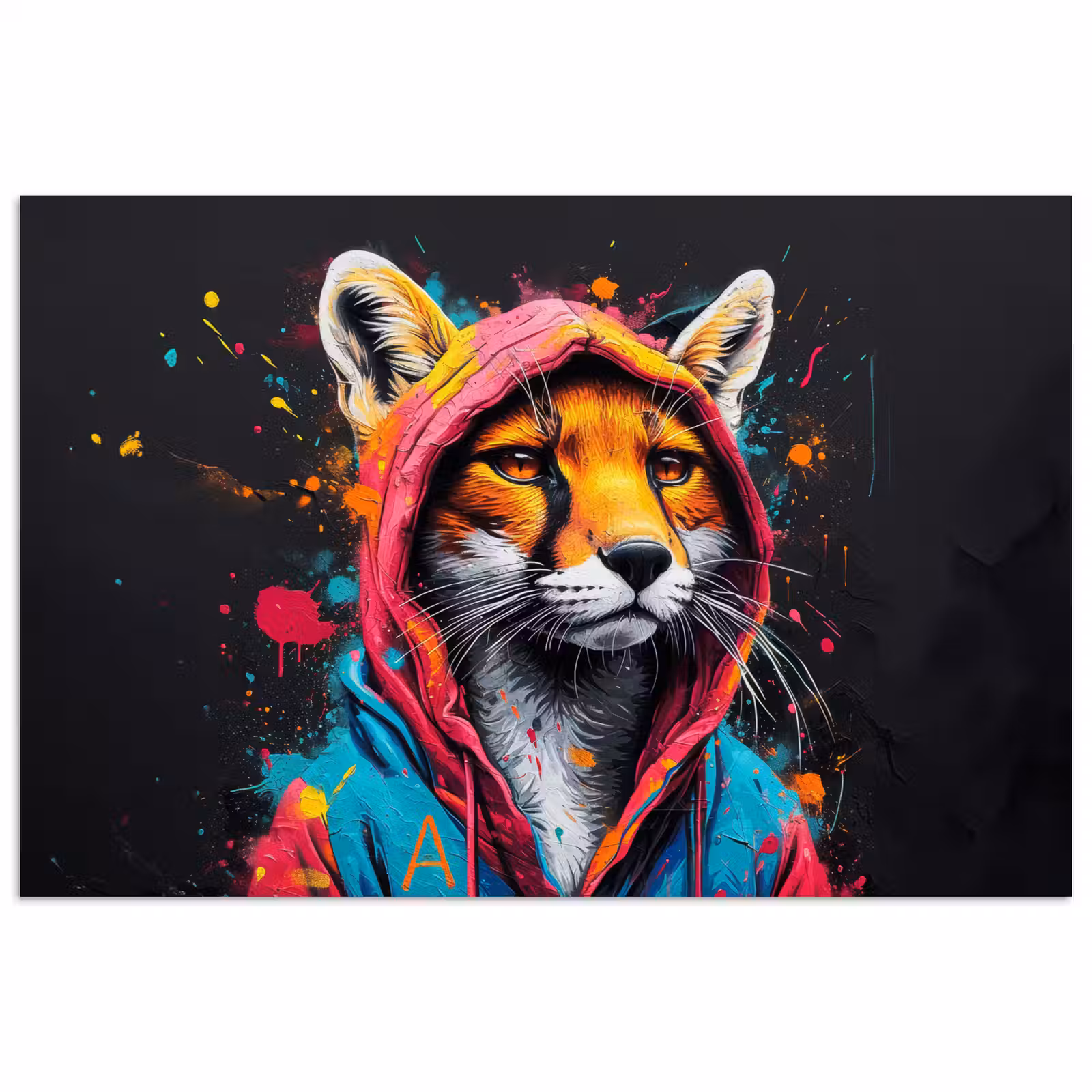 Poster - Graffiti - Vos - Jas - Pop art — 1