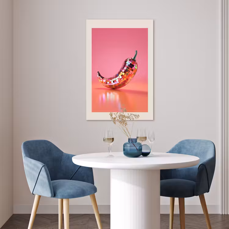 Poster - Disco - Peper - Roze — 4