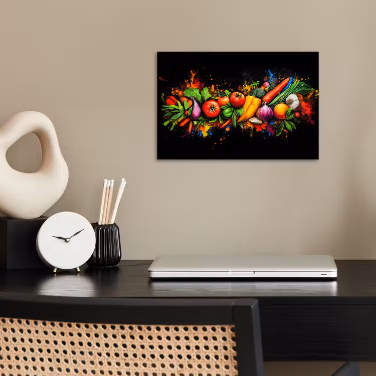 Poster - Groente - Eten - Kruiden - Graffiti - Koken — 2