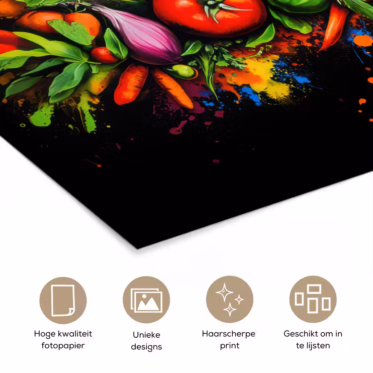 Poster - Groente - Eten - Kruiden - Graffiti - Koken — 5