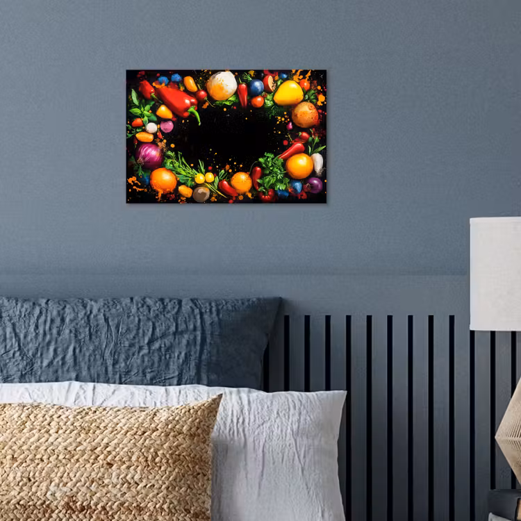 Poster - Groente - Graffiti - Kleurrijk - Koken - Abstract — 3