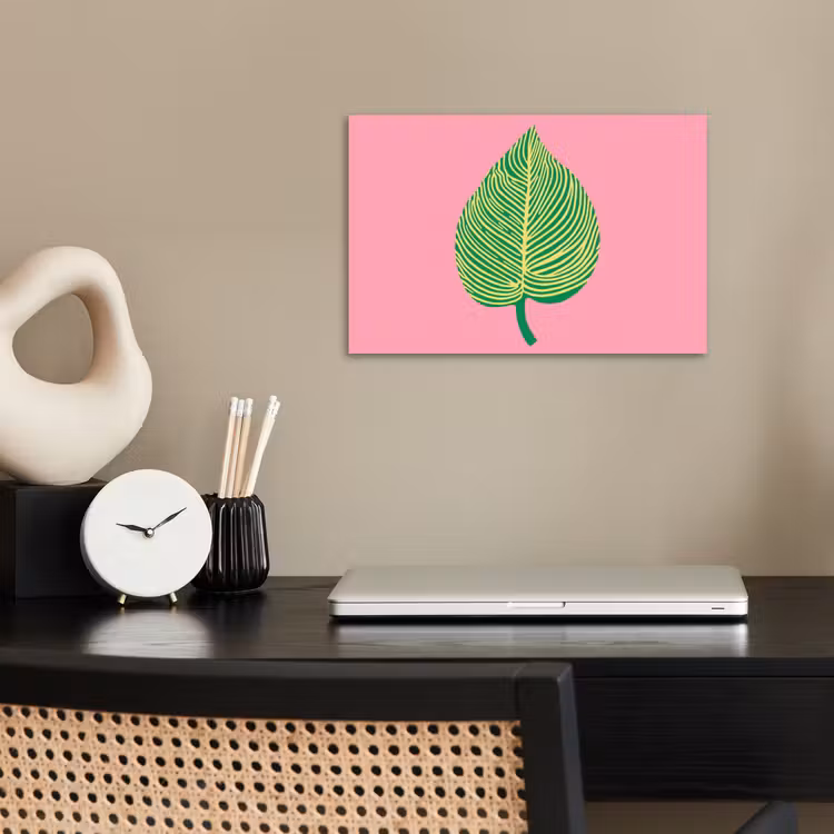 Poster - Illustratie - Blad - Minimalistisch - Groen — 2