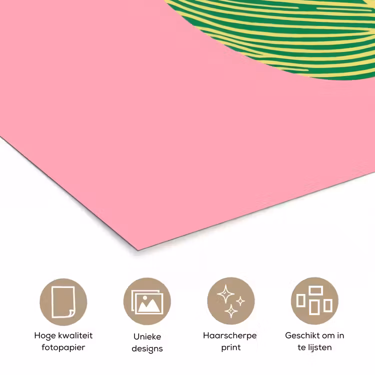 Poster - Illustratie - Blad - Minimalistisch - Groen — 5