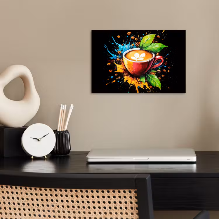 Poster - Koffie - Graffiti - Drinken - Abstract — 2