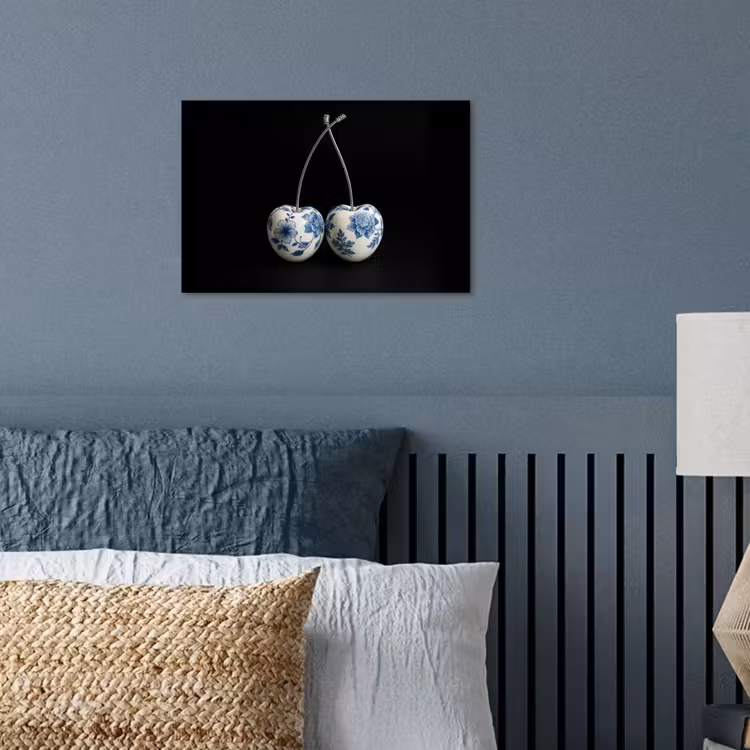 Poster - Kersen - Delfts blauw - Fruit — 3