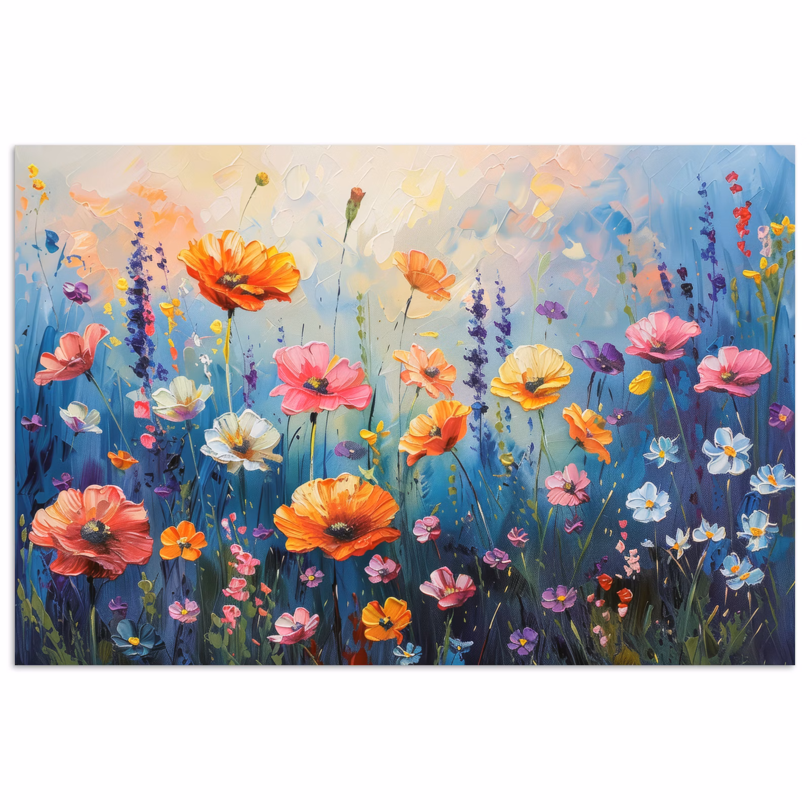 Poster - Bloemen - Natuur - Waterverf - Kunst — 1