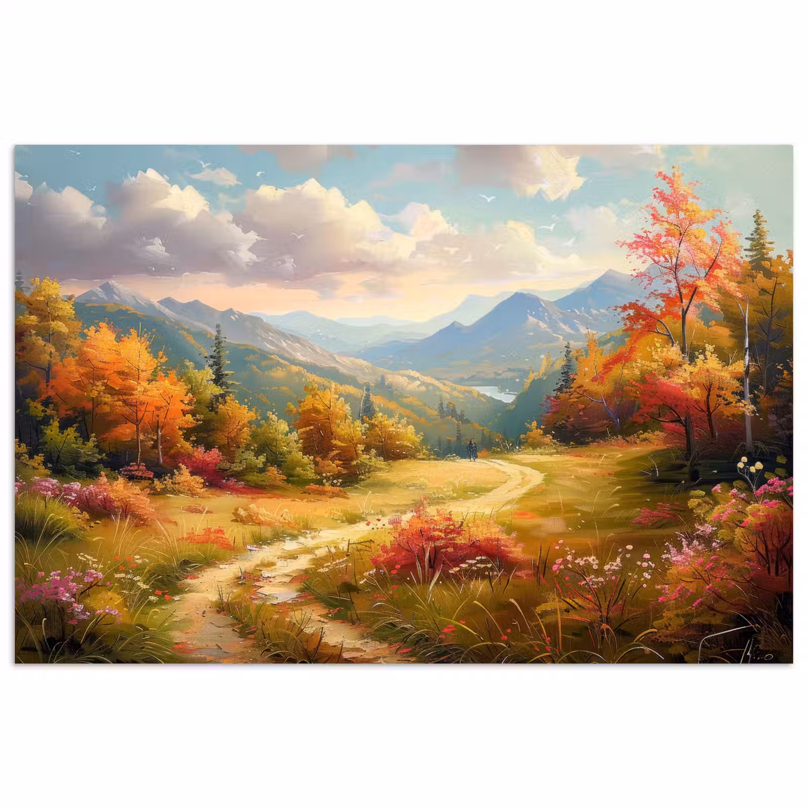 Poster - Landschap - Illustratie - Natuur — 1