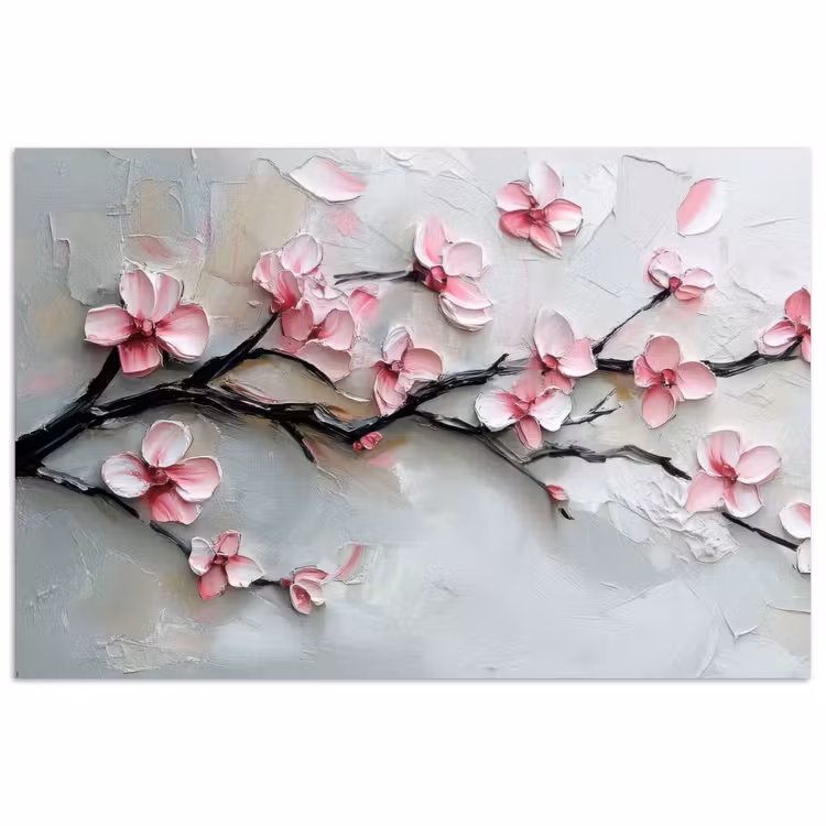 Poster - Bloesem - Kunstzinnig - Roze - Sakura — 1