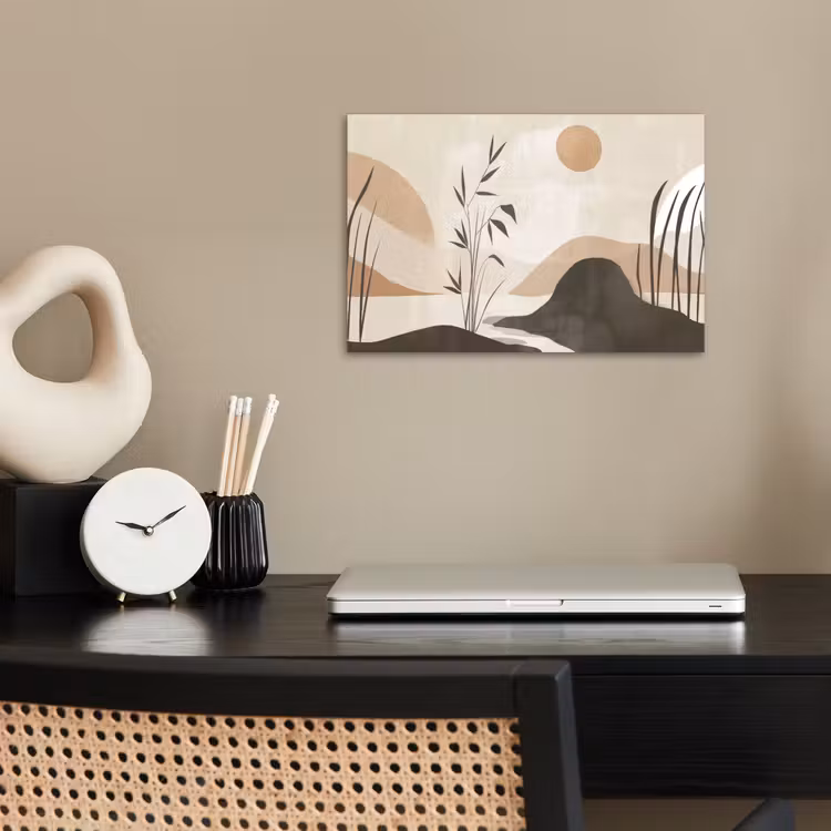 Poster - Japandi - Landschap - Beige — 2