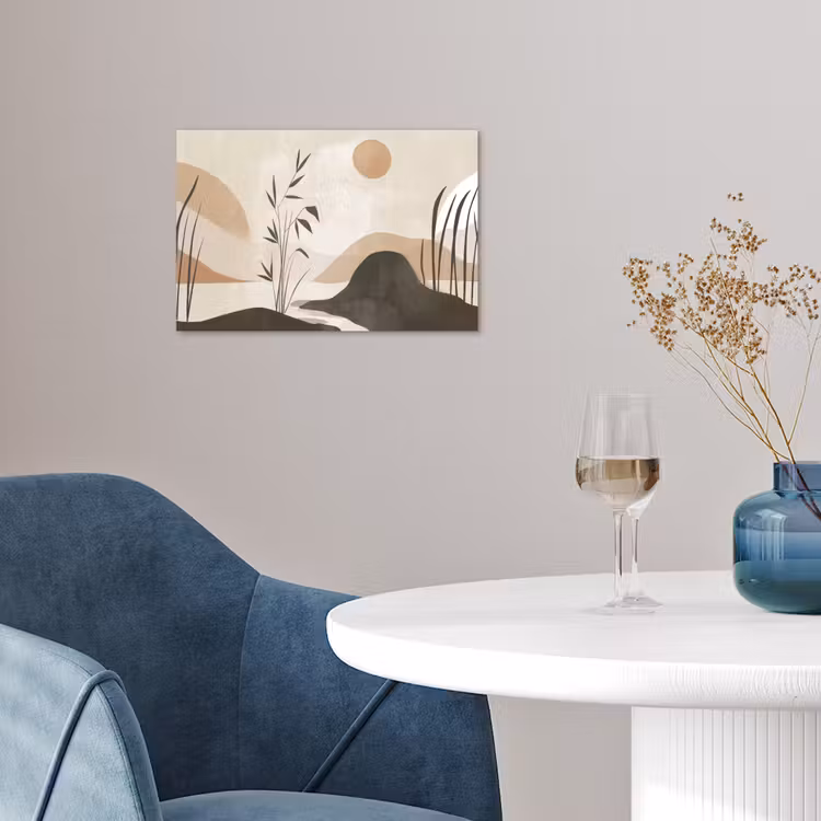 Poster - Japandi - Landschap - Beige — 4