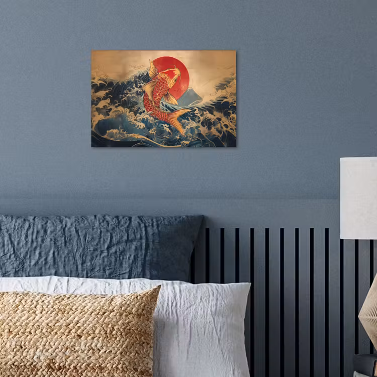 Poster - Koi - Zee - Golven - Zon — 3