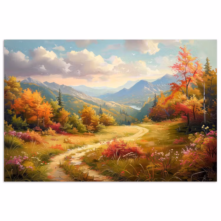 Poster - Landschap - Illustratie - Natuur — 1