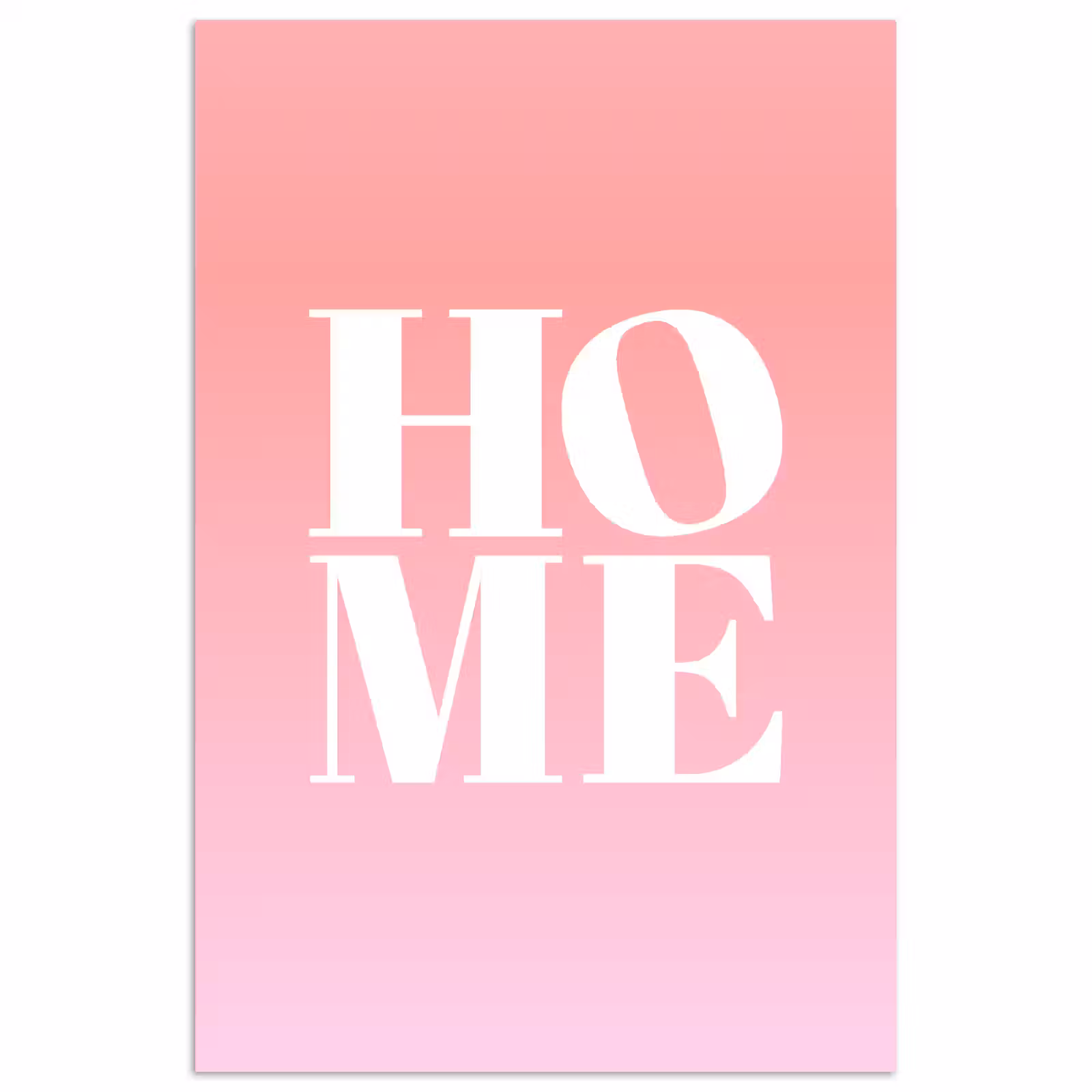 Poster - Home - Letters - Groot - Roze — 1