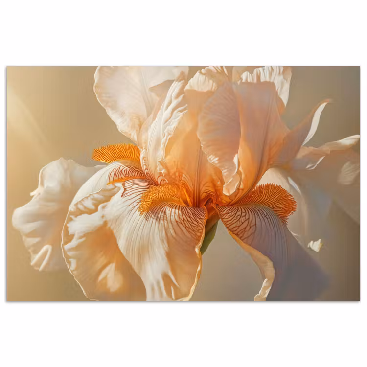 Poster - Close up - Oranje - Iris — 1