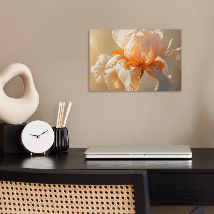 Poster - Close up - Oranje - Iris — 2