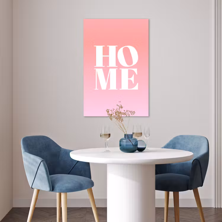 Poster - Home - Letters - Groot - Roze — 4