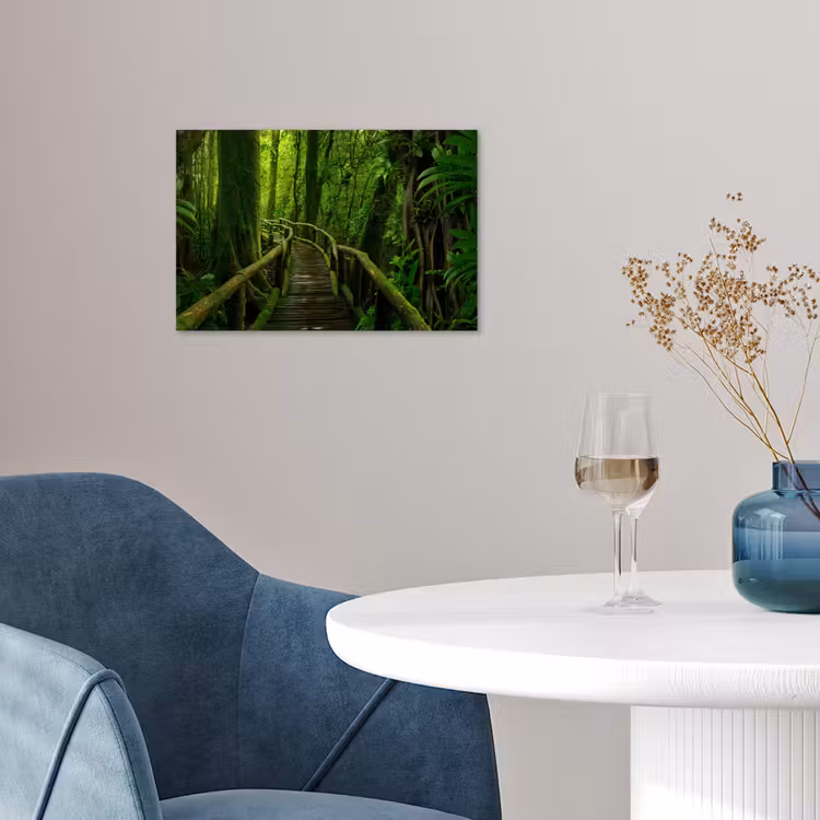 Poster - Jungle - Brug - Mos - Natuur - Tropisch — 4