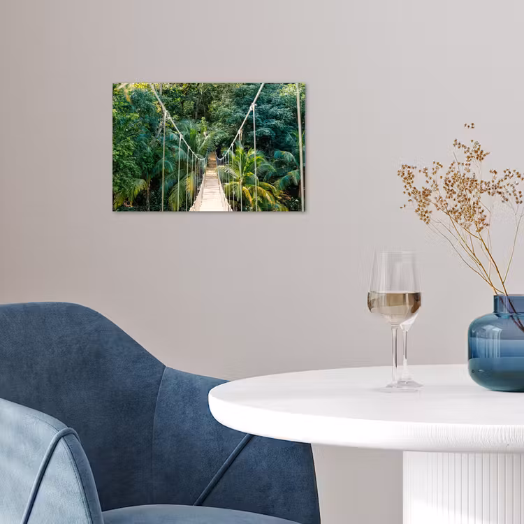 Poster - Jungle - Palmboom - Brug - Natuur - Planten — 4