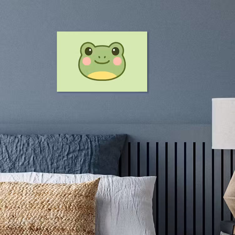 Poster - Kikker - Groen - Vriendelijkheid — 3