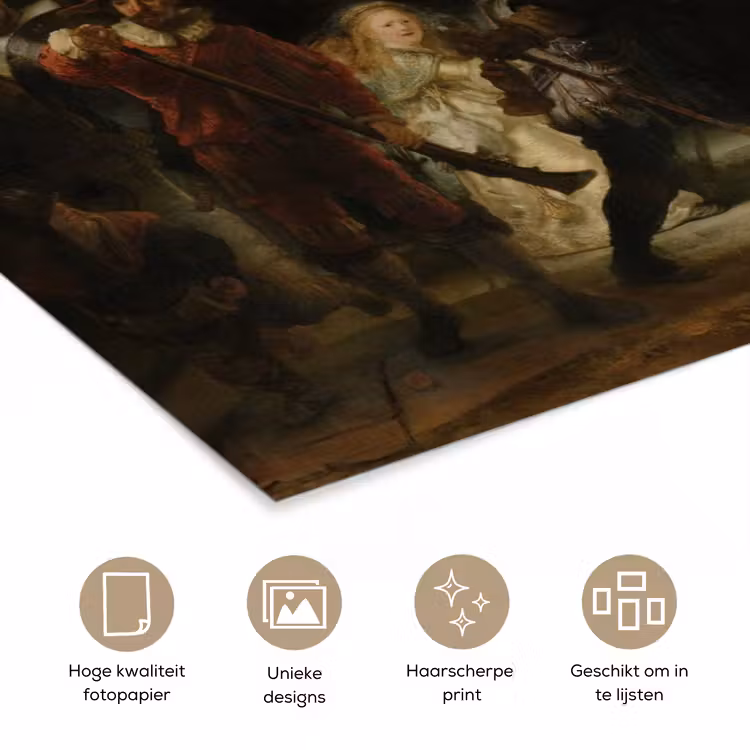 Poster - De Nachtwacht - Kunst - Oude meesters - Rembrandt — 5