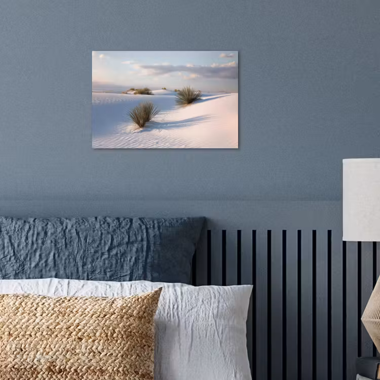 Poster - Duinen - Gras - Wolken - Beige — 3
