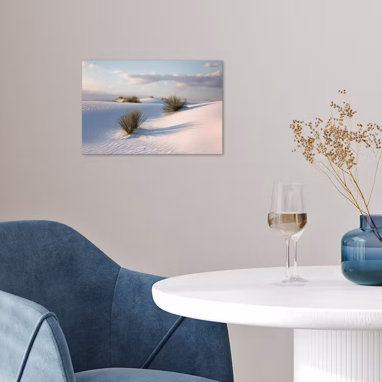 Poster - Duinen - Gras - Wolken - Beige — 4