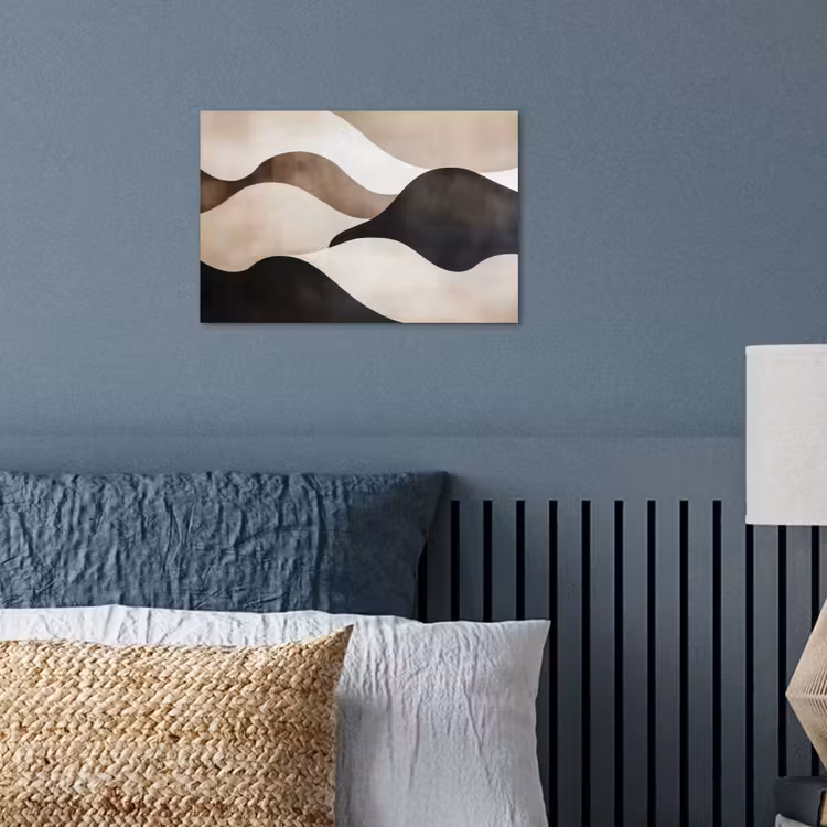 Poster - Golven - Abstract - Beige — 3