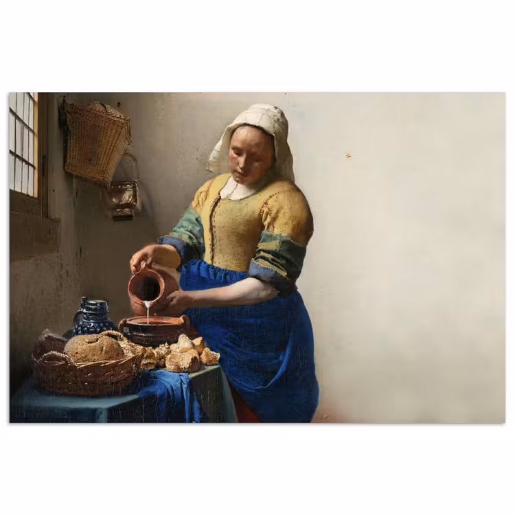 Poster - Het melkmeisje - Kunst - Oude meesters - Vermeer — 1