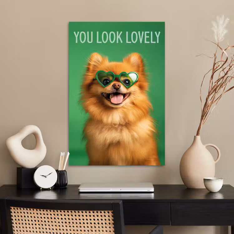 Poster - Hond - Zonnebril - Valentijn - Love — 2