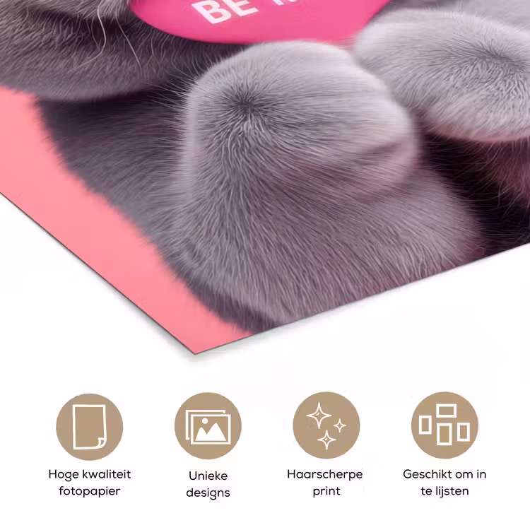 Poster - Kat - Valentijn - Roze - Liefde — 5