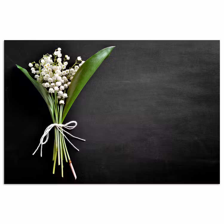 Poster - Lelietjes van dalen - Bloemen - Strik — 1