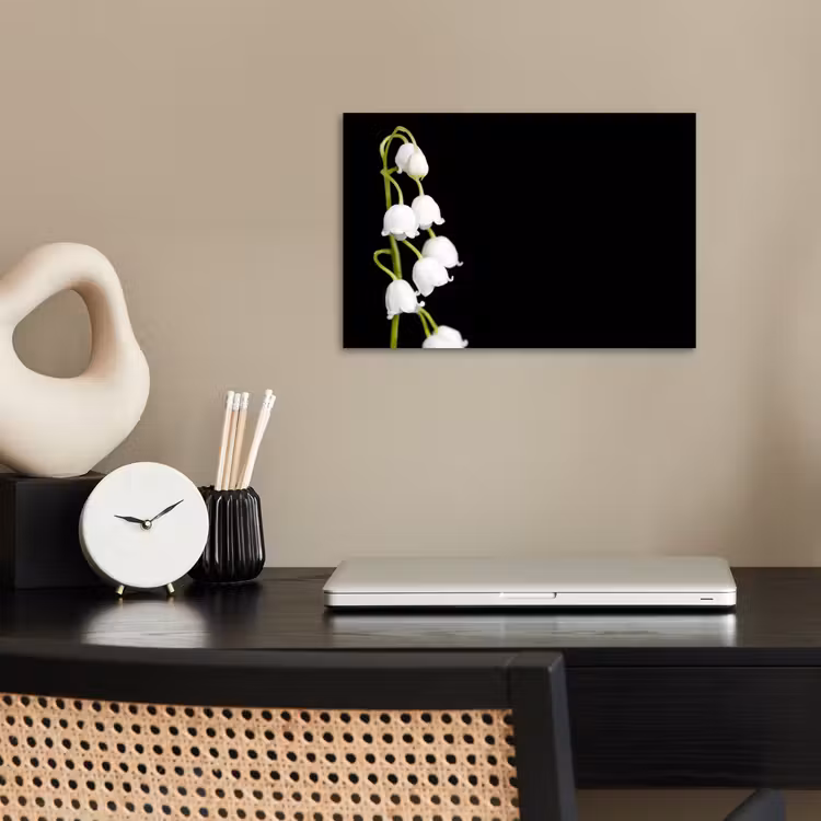Poster - Lelietjes van dalen - Bloemen - Zwart - Flora — 2