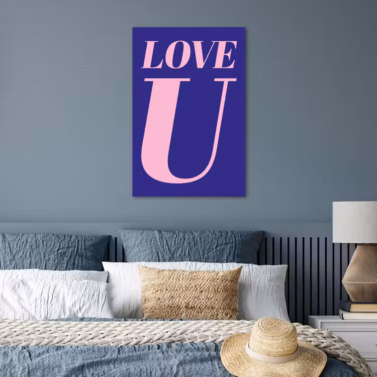Poster - Love - Blauw - Valentijn — 3