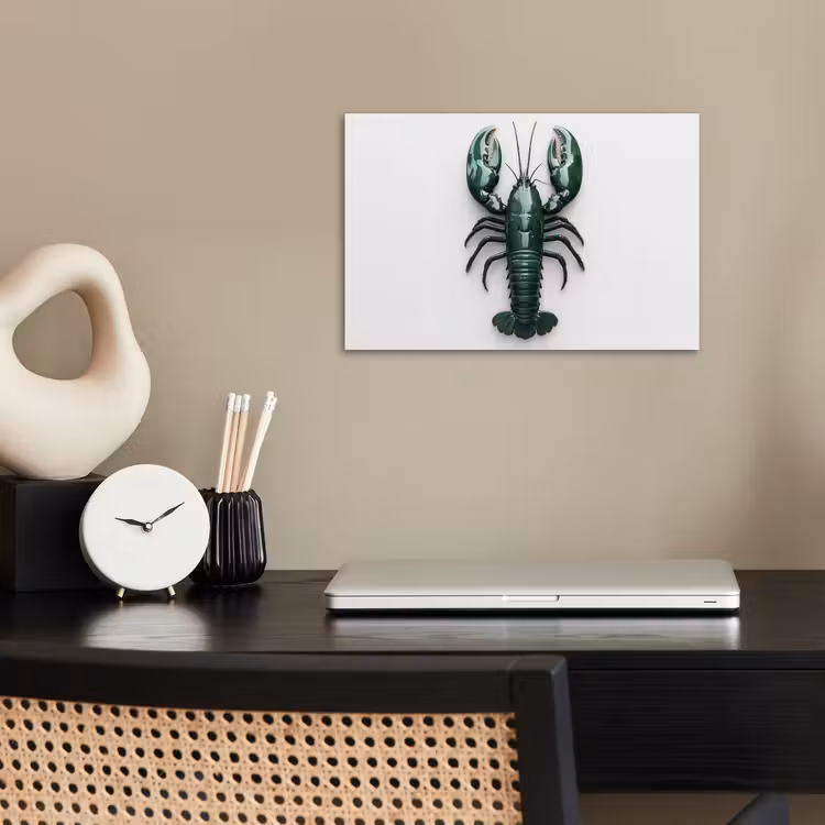 Poster - Kreeft - Glossier - Groen - Wit — 2