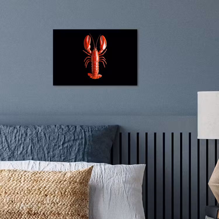 Poster - Kreeft - Glossier Rood - Zwart — 3