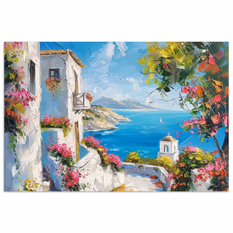 Poster - Landschap - Bloemen - Natuur - Zomer — 1